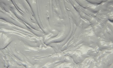 Çamur maskesi kil mineralleri Ölü Deniz'in ile. Doku. Seçici odak.