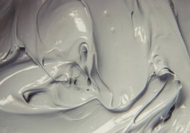 Çamur maskesi kil mineralleri Ölü Deniz'in ile. Doku. Seçici odak.