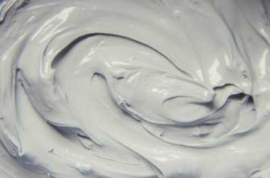 Çamur maskesi kil mineralleri Ölü Deniz'in ile. Doku. Seçici odak.