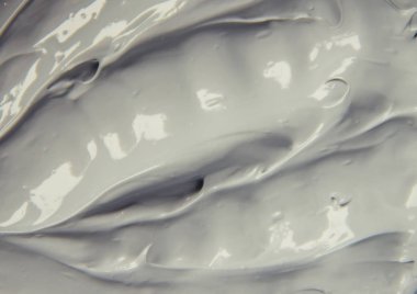 Çamur maskesi kil mineralleri Ölü Deniz'in ile. Doku. Seçici odak.