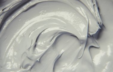 Çamur maskesi kil mineralleri Ölü Deniz'in ile. Doku. Seçici odak.