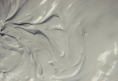 Çamur maskesi kil mineralleri Ölü Deniz'in ile. Doku. Seçici odak.