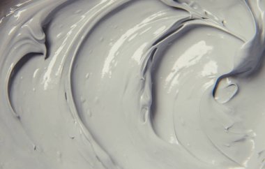 Çamur maskesi kil mineralleri Ölü Deniz'in ile. Doku. Seçici odak.