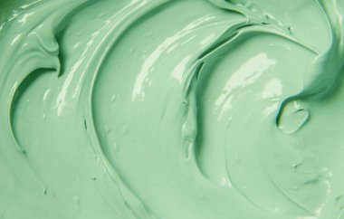 Maske kil yeşil, seçici odak.