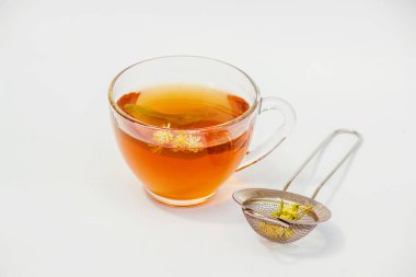 ıhlamur çayı. Seçici odak. 