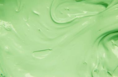 Maske kil yeşil, seçici odak.