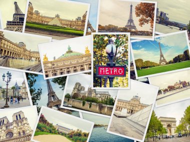 Fransa kolaj Paris. Seçici odak. 