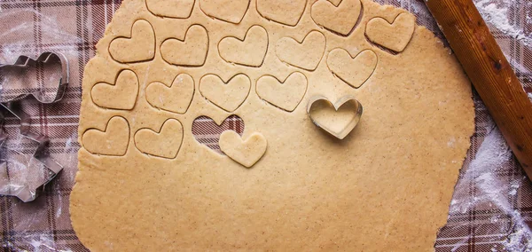 Homemade ginger cookies. Selective focus. — Stock Photo, Image