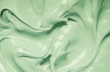 Maske kil yeşil, seçici odak.