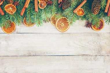 Noel arka plan. Seçici odak. 