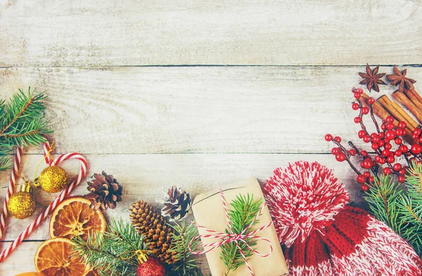 Fondo de Navidad. Enfoque selectivo . — Foto de Stock