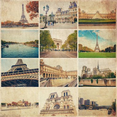 Fransa kolaj Paris. Seçici odak. 
