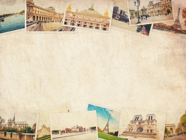 Collage France Paris. Concentration sélective . — Photo