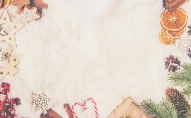 Noel arka plan. Seçici odak. 