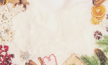 Noel arka plan. Seçici odak. 