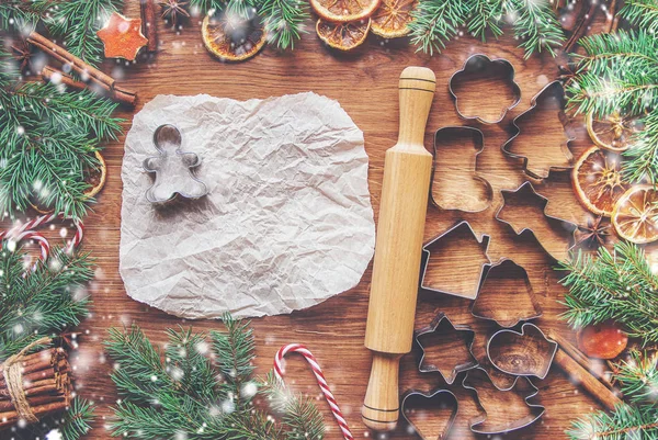 Christmas Cookies Homemade Selective Focus — Stock Photo, Image