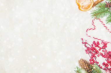 Noel arka plan. Seçici odak. 