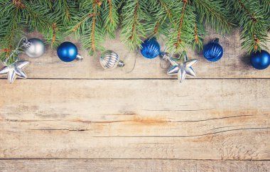 Noel arka plan. Seçici odak. 