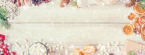 Noel arka plan. Seçici odak. 