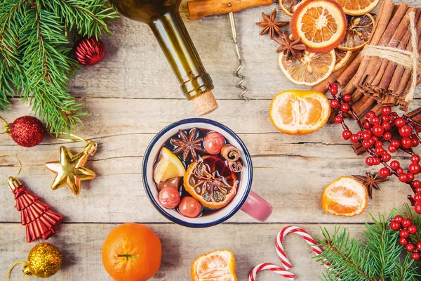 Noel içkisi. Seçici odak.