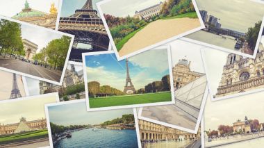 Fransa kolaj Paris. Seçici odak. 