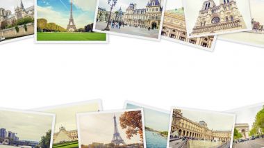 Fransa kolaj Paris. Seçici odak. 