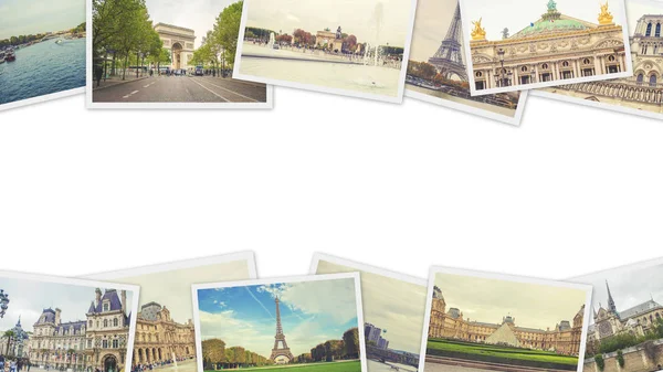 Collage France Parigi Focus Selettivo — Foto Stock