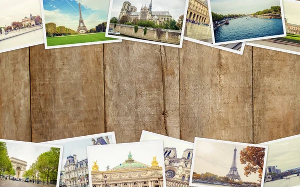 Collage France Parigi Focus Selettivo — Foto Stock