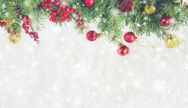 Noel arka plan. Seçici odak. 