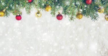 Noel arka plan. Seçici odak. 