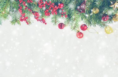 Noel arka plan. Seçici odak. 