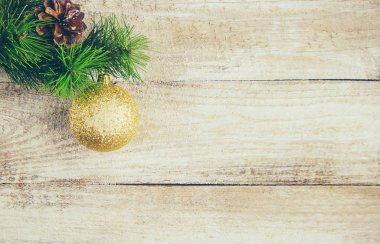 Noel arka plan. Seçici odak. 