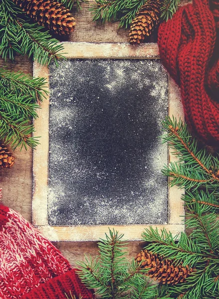 Noel arka plan. Seçici odak. 