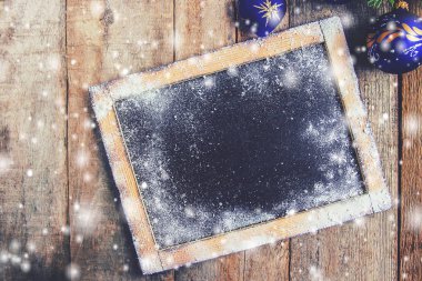 Noel arka plan. Seçici odak. 