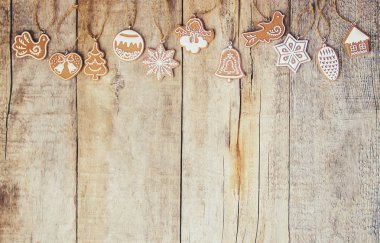 Noel arka plan. Seçici odak. 