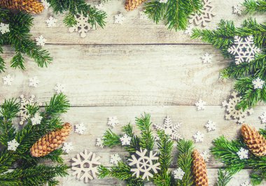 Noel arka plan. Seçici odak. 