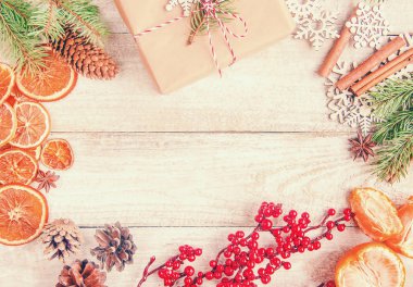 Noel arka plan. Seçici odak. 