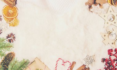 Noel arka plan. Seçici odak. 