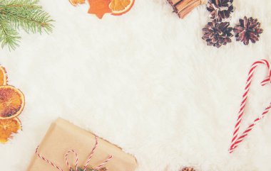 Noel arka plan. Seçici odak. 