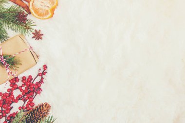 Noel arka plan. Seçici odak. 