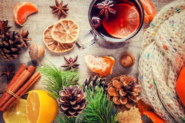 Noel arka plan. Seçici odak. 