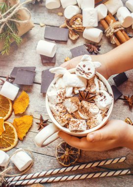 Noel içki. Seçici odak.