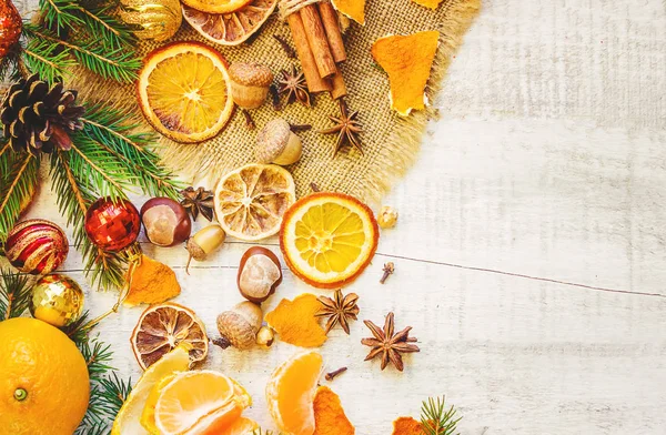 Noel arka plan. Seçici odak. 