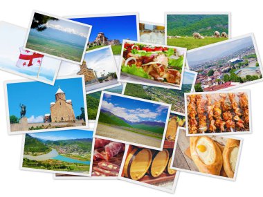 Kolajlar Georgia Tbilisi. Seçici odak.