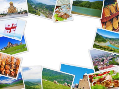 Kolajlar Georgia Tbilisi. Seçici odak.