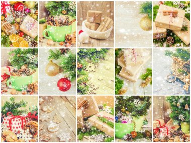 kolaj Noel resimleri. 