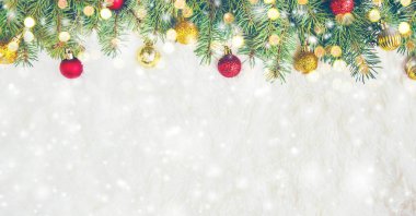 Noel arka plan. Seçici odak. 