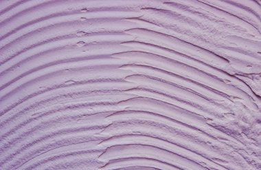 Kozmetik maskesi kil için yüz ve vücut lavanta ekstresi ile doku. Seçici odak.