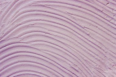 Kozmetik maskesi kil için yüz ve vücut lavanta ekstresi ile doku. Seçici odak.