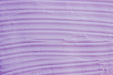 Kozmetik maskesi kil için yüz ve vücut lavanta ekstresi ile doku. Seçici odak.